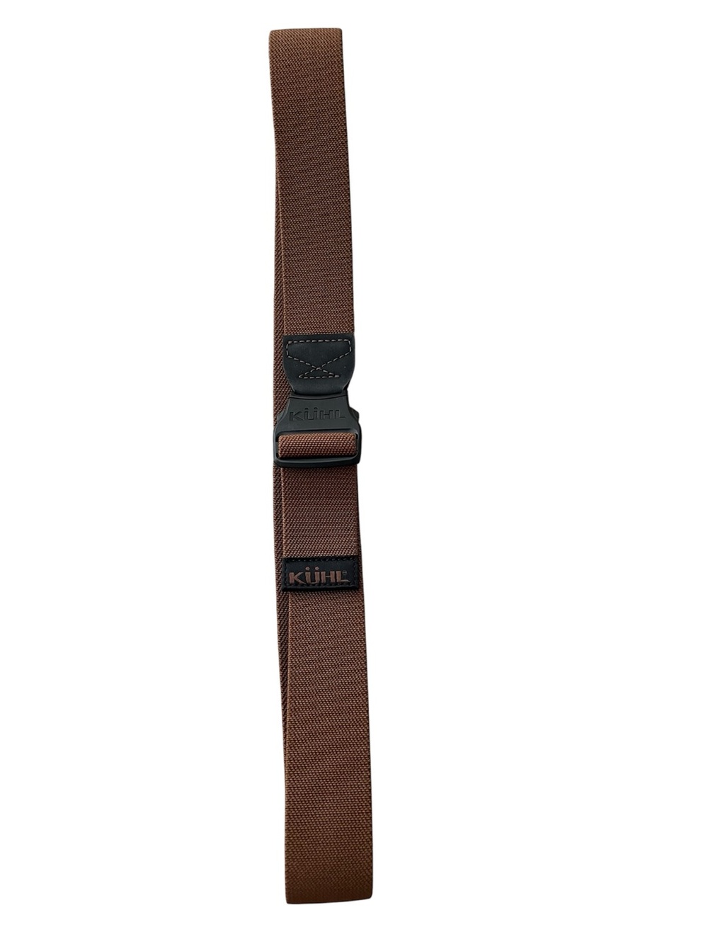 Kuhl Brown Webbing Resistor Belt with Black Buckle S/M